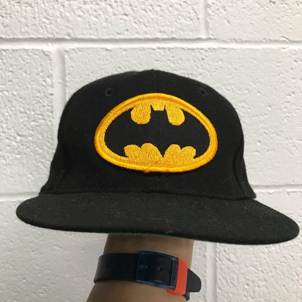 Vtg Batman SnapBack hat DC Comics